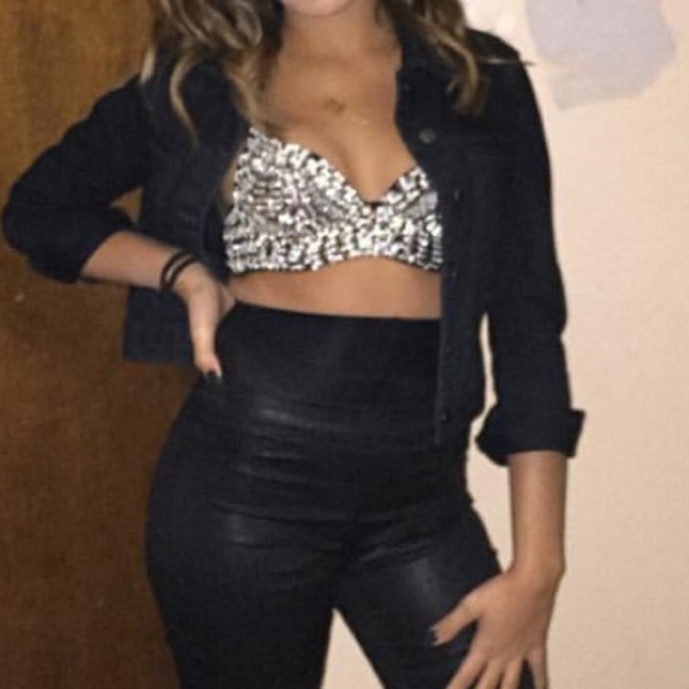 Sequin bra. Worn once